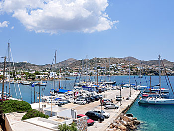 The village Finikas on Syros.