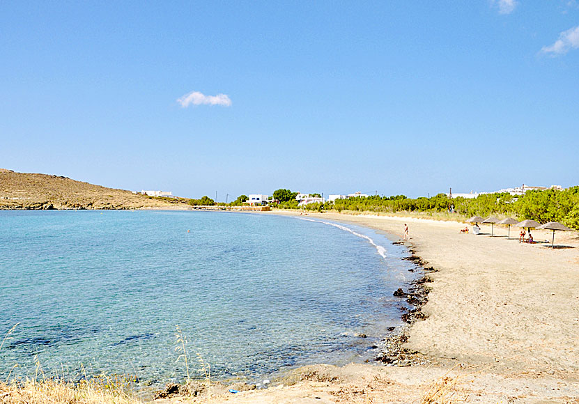 Agios Ioannis beach on Tinos in Greece.
