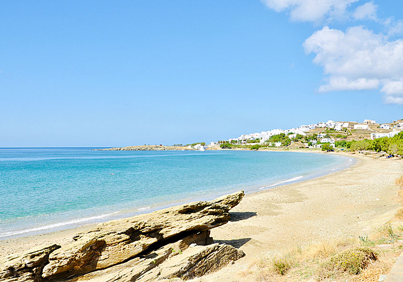 Agios Sostis beach on Tinos in the Cyclades.