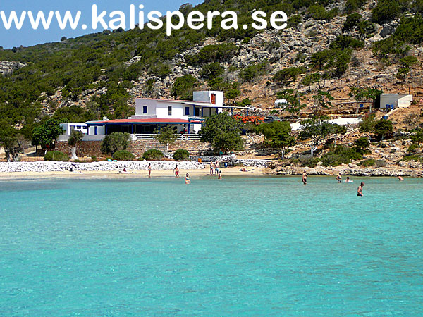 Platys Gialos beach, Lipsi