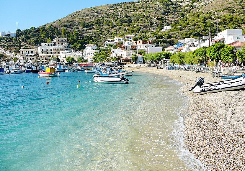Nice beaches on Fourni in Greece.