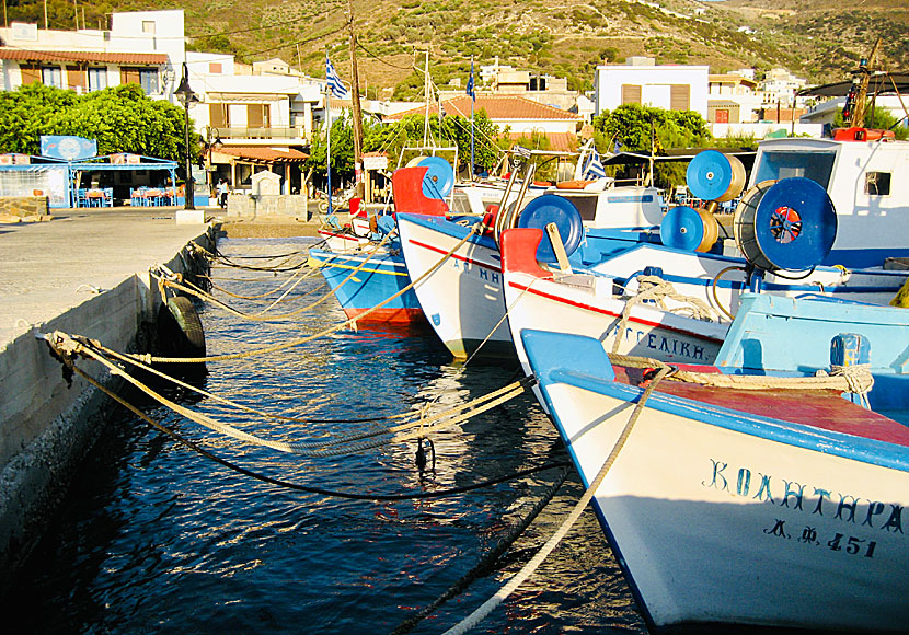 For those who like fresh fish and shellfish, Fourni is one of Greece's best islands.