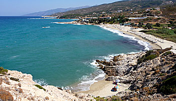 The beach of Armenistis.