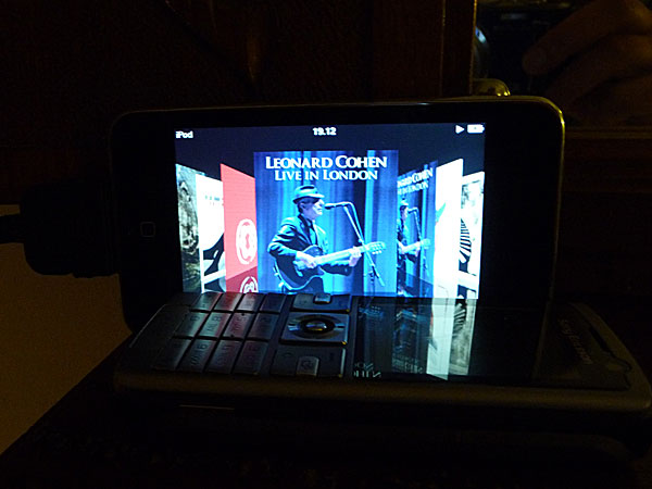 Listened to a Leonard Cohen live album.