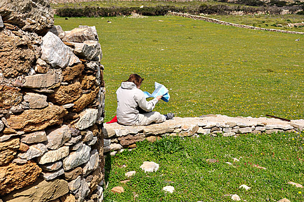 We got lost on Amorgos.