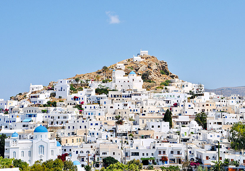 Chora on Ios is considered by many to be one of the finest villages in the Cyclades.