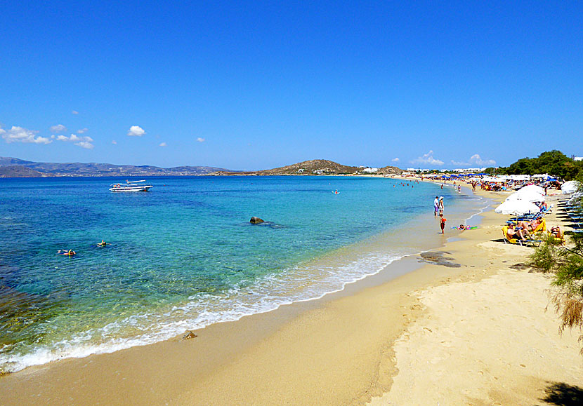 Agios Prokopios is Naxos most popular tourist resort and offers a very fine sandy beach.