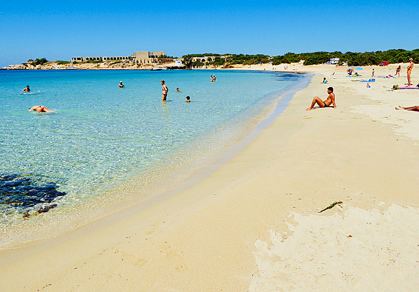 The sandy beaches of Aliko in southern Naxos are among the best on the whole island.