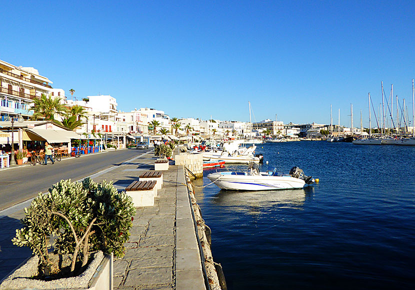 Naxos town is one of the coziest villages in the Cyclades.