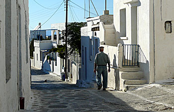 Main Street in Chora.