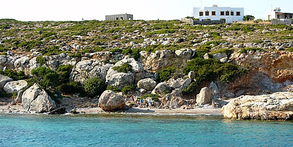 Small beach close to the port.