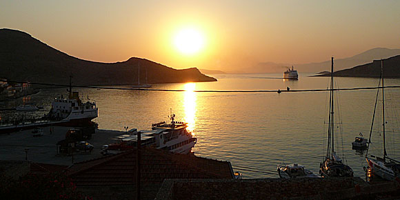 Sunrise in Emborio.