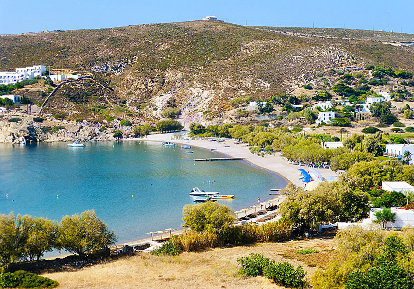 Kambos beach on northeastern Patmos is the island's most popular beach.