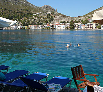 Megisti beach. 