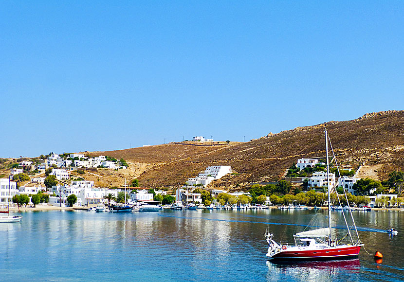 Grikos is the nicest village on Patmos with good restaurants, hotels and a nice beach.