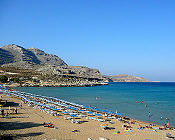 Agathi beach.