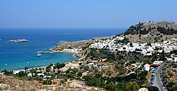 Lindos and the Acropolis.