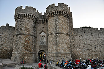Marina Gate - one of the entrances to Rhodes Old Town.