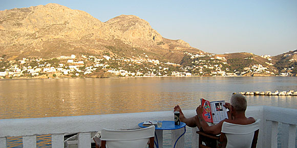 View of Kalymnos from Telendos.