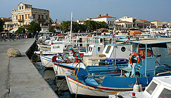 Aegina town.