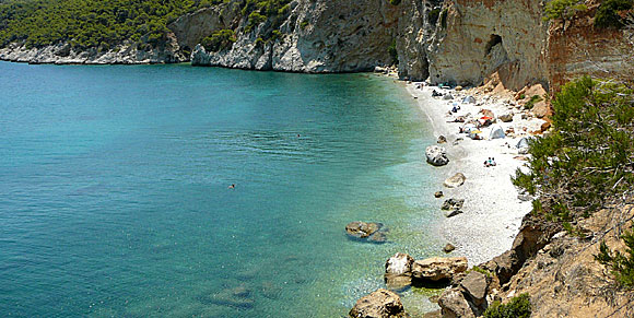 Chalikiada beach.