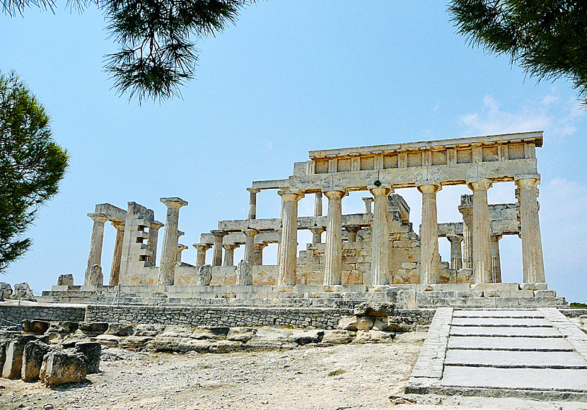 Temple of Aphaia on the island of Aegina in the Saronic archipelago.