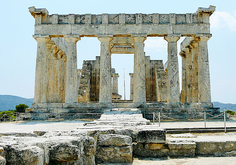 Temple of Aphaia on Aegina near Athens.