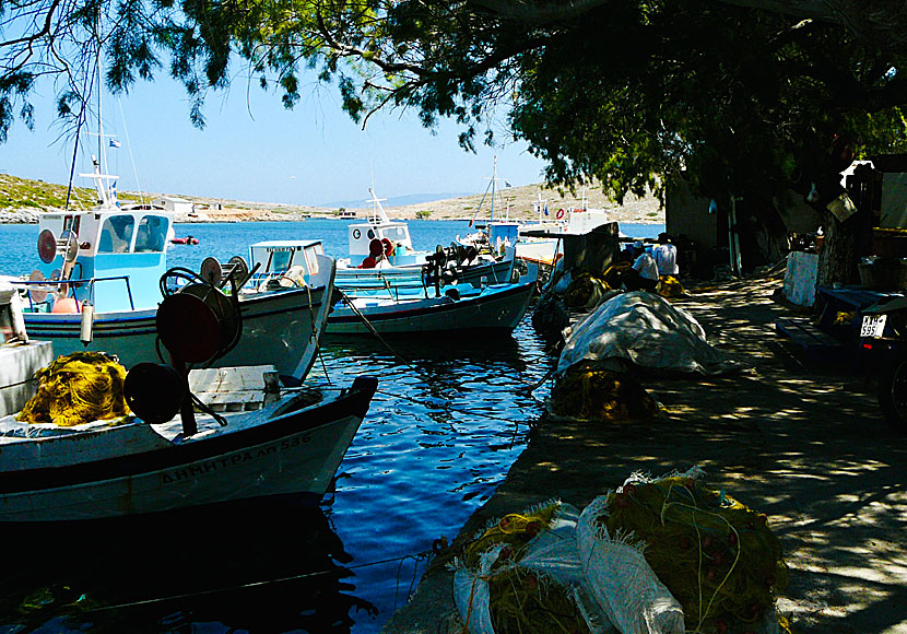 Katholiko is a nice destination for a hike on Agathonissi.