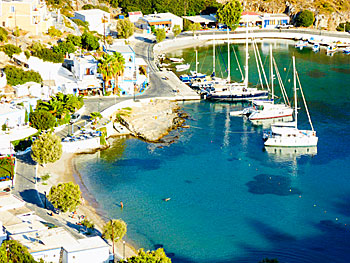 The port village on Agathonissi. 