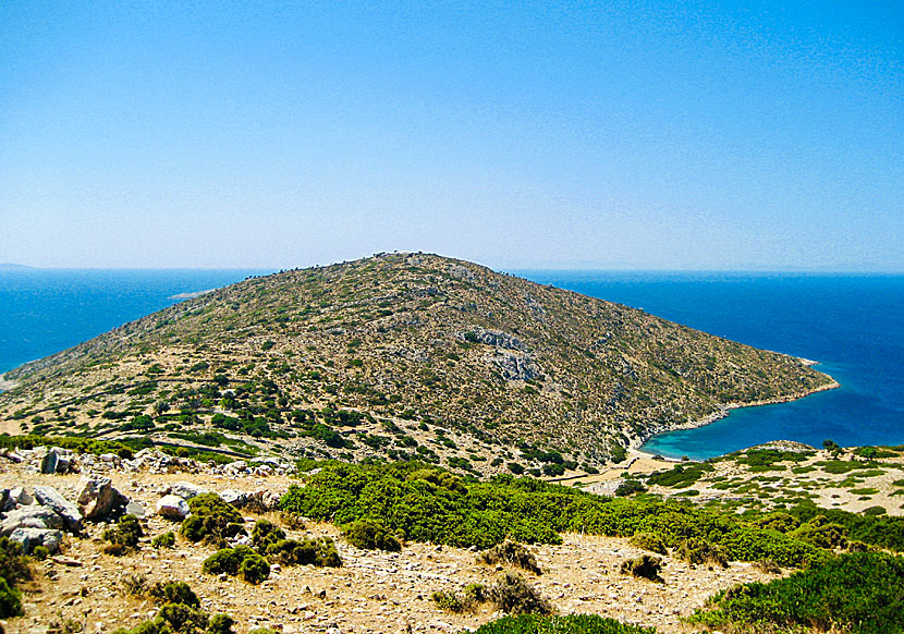 The archaeological excavations in Kastraki on Agathonissi.