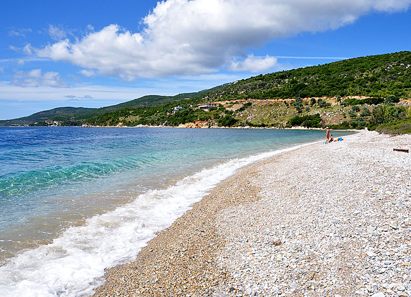 The wonderful waters that surround Agios Dimitrios beach on Alonissos are perfect for those who like to snorkel.