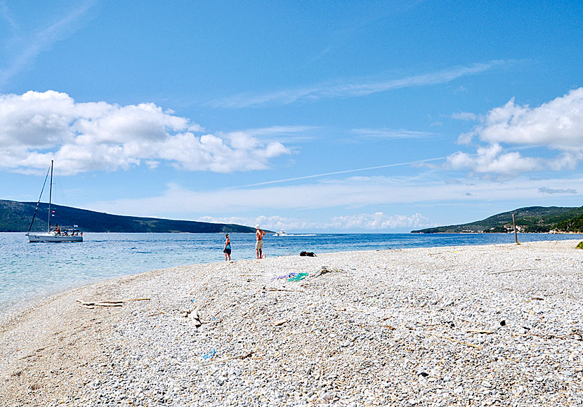 North of Agios Dimitrios beach on Alonissos are the beaches Mourtista, Strovili and the Blue Cave.