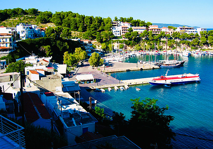 Patitiri seen from the pirate museum in Alonissos.