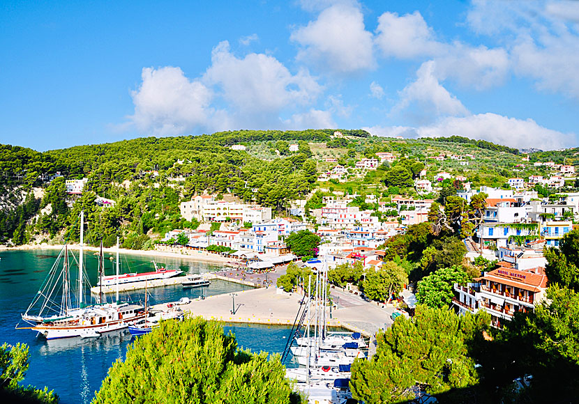 Patitiri seen from Casa Nina on Alonissos.