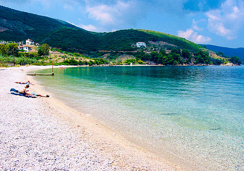 Glyfa beach in Steni Vala in northern Alonissos.