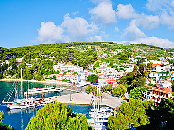 The village Patitiri on Alonissos.