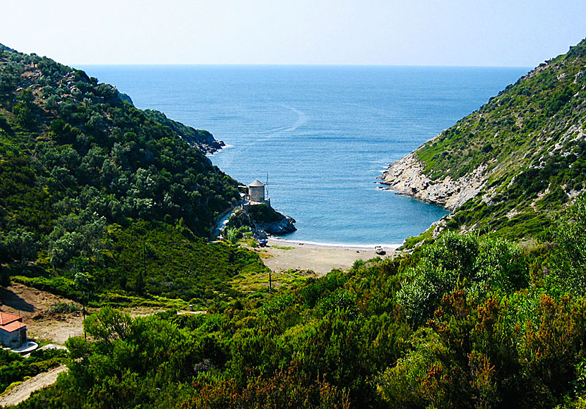 The best beaches on Alonissos. Gialia beach.