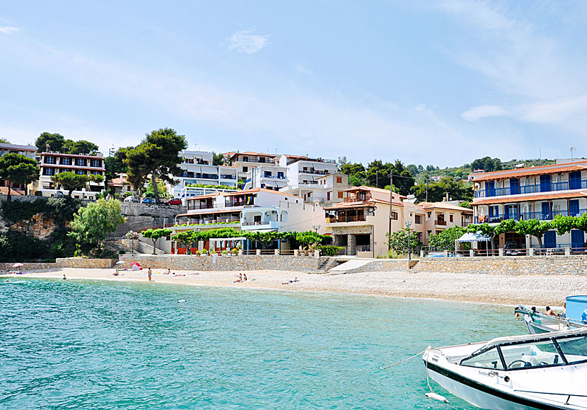 Roussoum beach on Alonissos.