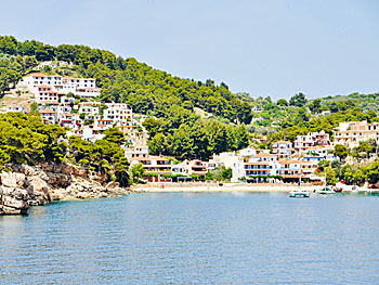 The village Roussoum on Alonissos.