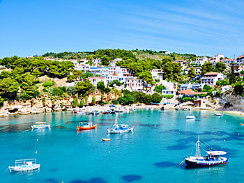 The village Votsi on Alonissos.