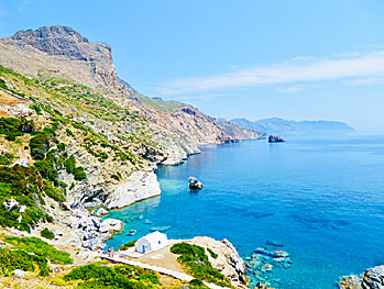 Agia Anna beach on Amorgos.