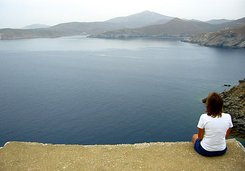 View from Ancient Arkesini on Amorgos.