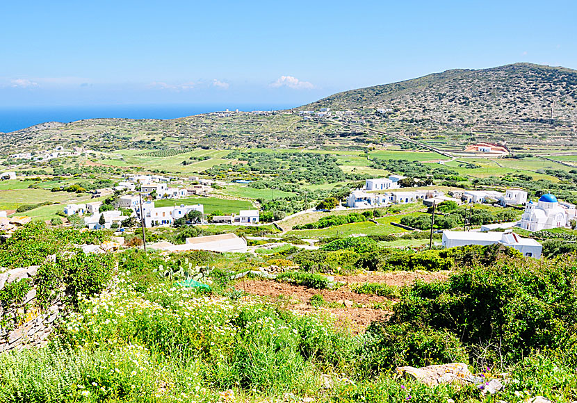 Don't miss having lunch in the cozy village of Arkesini when you travel to Amorgos.