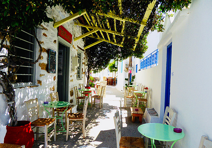 Café in Langada, Amorgos.