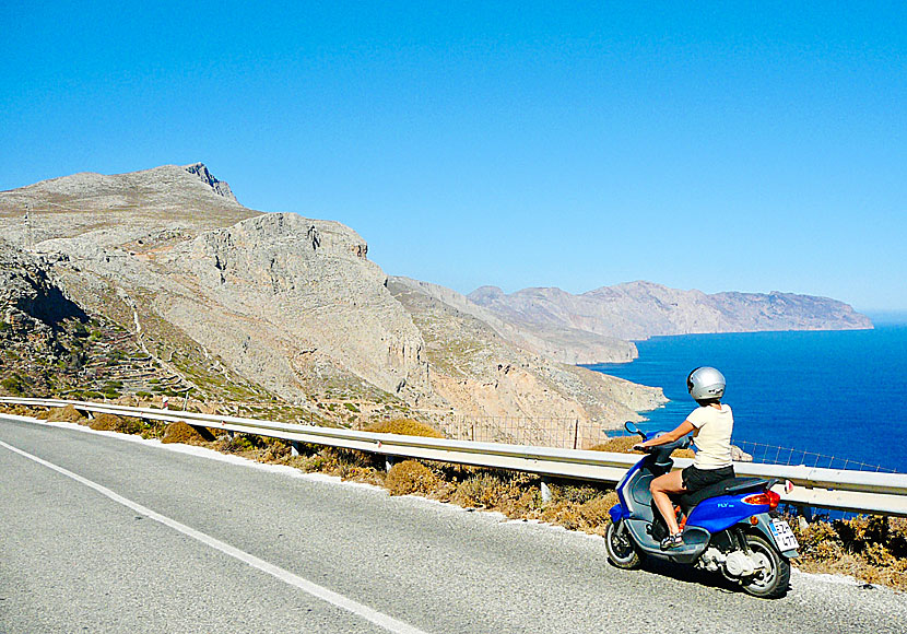 Good roads in Amorgos.