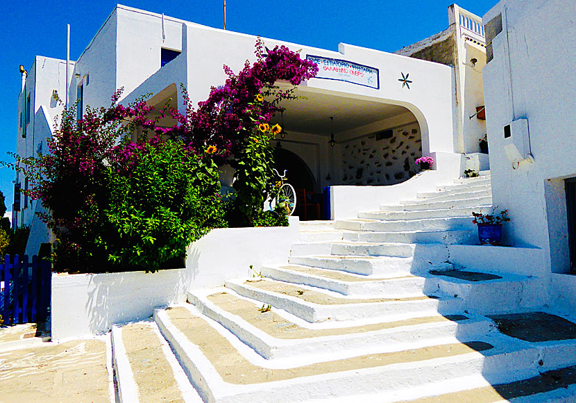 One of the restaurants in Tholaria on Amorgos.