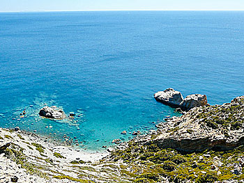 Amoudi beach on Amorgos.