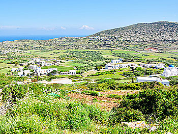 The village Arkesini on Amorgos.