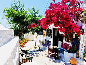 The village Chora on Amorgos.