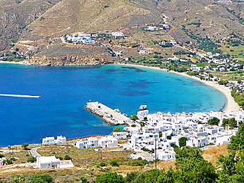 The village Aegiali on Amorgos.